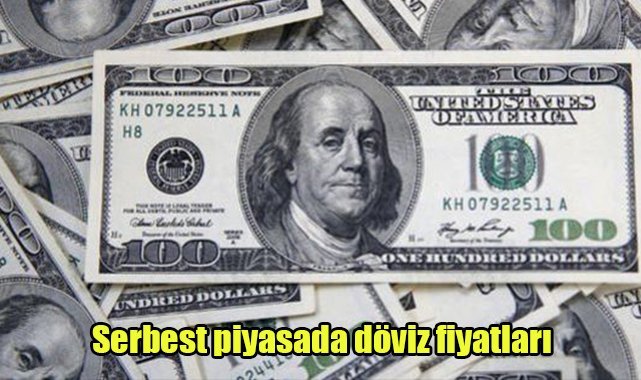 Serbest piyasada döviz fiyatları