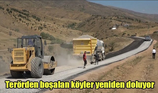 Terörden boşalan köyler yeniden doluyor