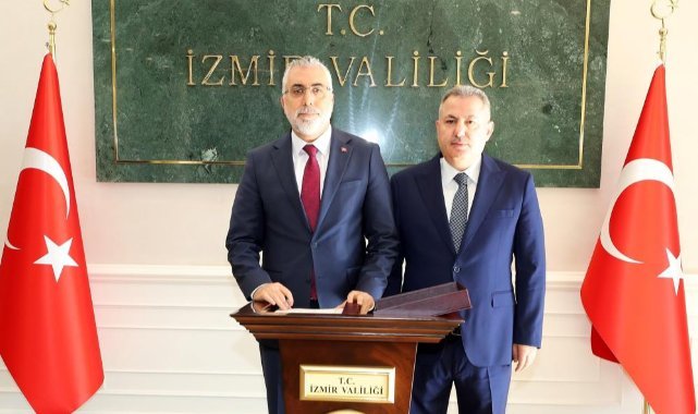 Bakan Işıkhan İzmir Valiliğini ziyaret etti