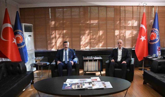 Cumhurbaşkanı Yardımcısı Yılmaz’dan TÜRK-İŞ’e ziyaret