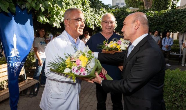 Eşrefpaşa Hastanesinde nöbet devri törenle yapıldı