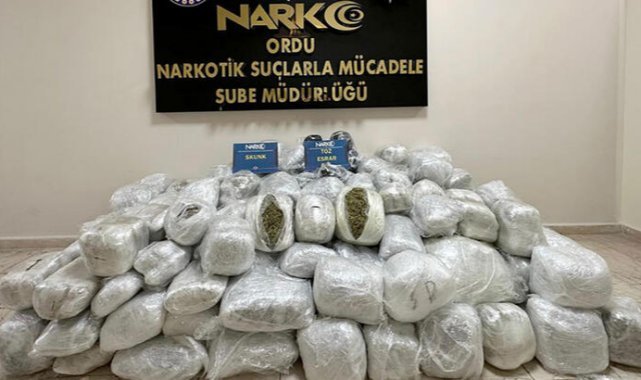 Güneydoğu'dan batı illerine uyuşturucu sevkiyatı, Ordu'da durduruldu