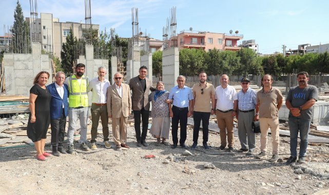 İnşaat Çalışmalarına Şehit Ailesinden Ziyaret