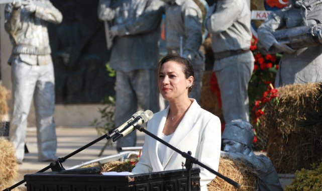 Kurtuluş gününde Filiz Başkan'dan dikkat çeken konuşma