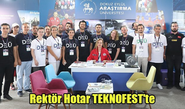 Rektör Hotar TEKNOFEST'te