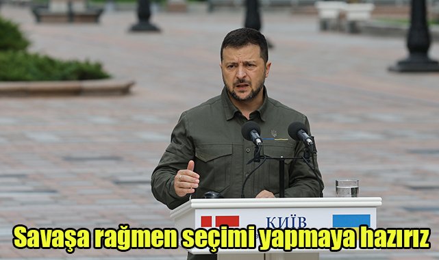 Savaşa rağmen seçimi yapmaya hazırız