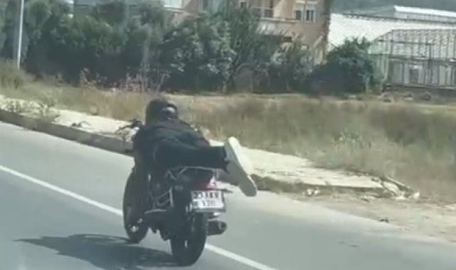 Şehirler arası kara yolunda tehlikeli yolculuk