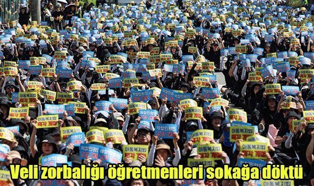 Veli zorbalığı öğretmenleri sokağa döktü