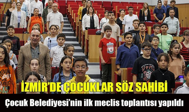 Çocuk Belediyesi’nin ilk meclis toplantısı yapıldı: İzmir’de çocuklar söz sahibi