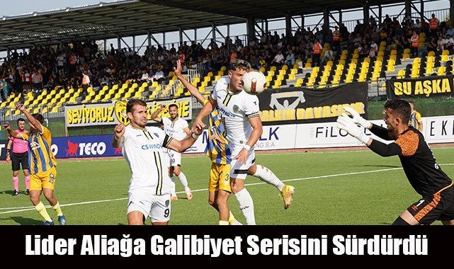 Lider Aliağa Galibiyet Serisini Sürdürdü