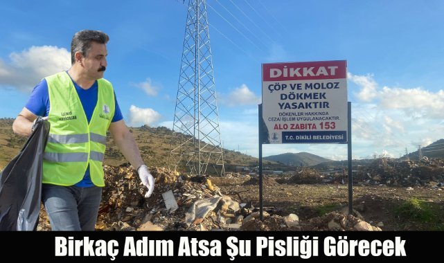 Dikili Belediyesi'ne çöp isyanı "Birkaç Adım Atsa Şu Pisliği Görecek"