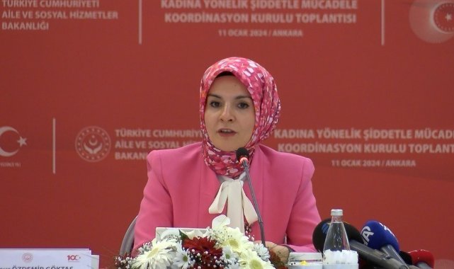 Bakan Göktaş: Kadına yönelik şiddetle mücadelede önemli bir eşiği aştık