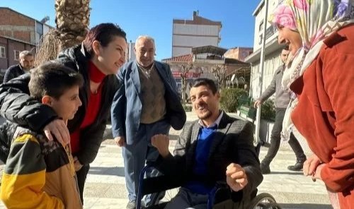 Başkan Özçınar, engelli vatandaşın talebini gerçekleştirdi