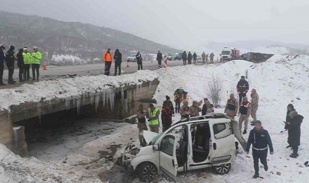 Erzincan'da trafik kazası