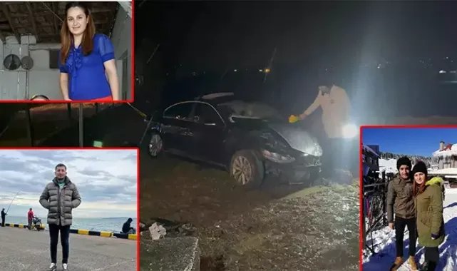 14 Şubat Sevgililer Günü yemeği dönüşü kaza