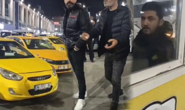 15 Temmuz Demokrasi Otogarı’nda taksicilerle müşteri arasında  tartışması