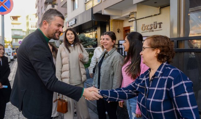 CHP’li Duman Buca’nın kalbinde esnafla buluştu