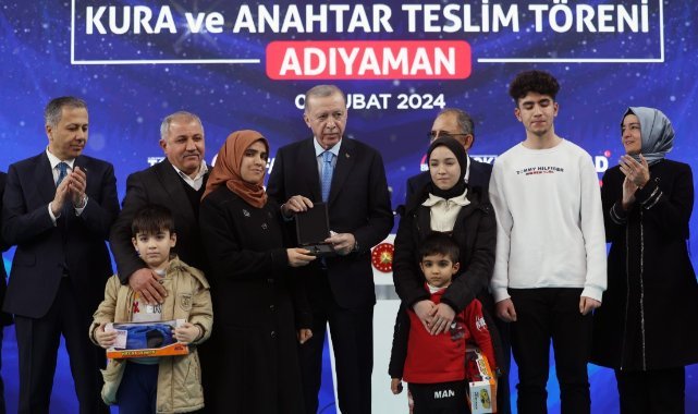 Cumhurbaşkanı Erdoğan deprem bölgesinde