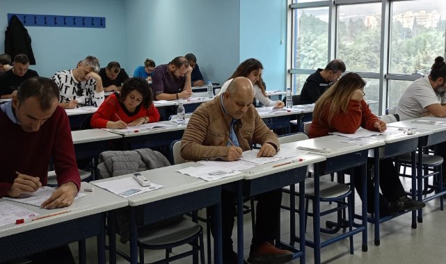 Ege Üniversitesinde görevde yükselme sınavı yapıldı