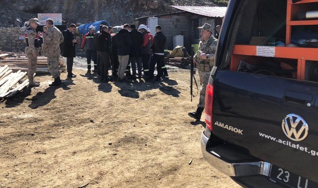 Elazığ’da maden ocağında göçük