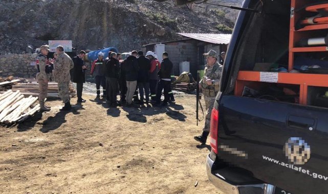 Elazığ’da maden ocağında göçük