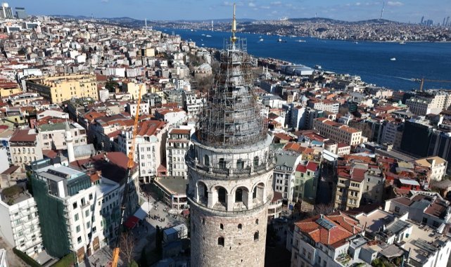 Galata Kulesi'nde nefes kesen restorasyon
