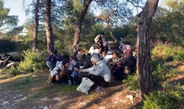 İzmir açıklarında düzensiz göçmen hareketliliği