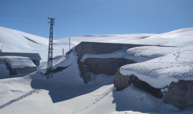 Kar kalınlığı 3 metreyi aştı