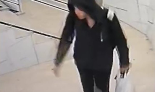Katları tek tek dolaşarak beğendiği ayakkabıları çalan kadın, güvenlik kameralarına yakalandı