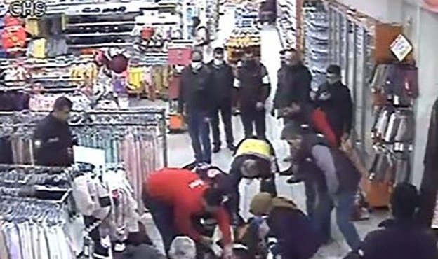 Marketteki dehşet anları