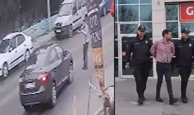 Pompalı tüfekle yol kesip, sürücüleri tehdit etti