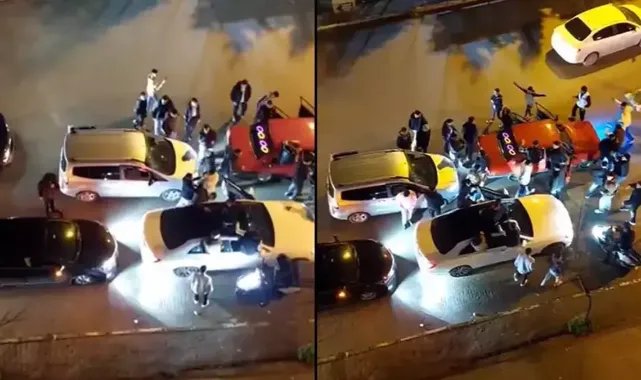 Tuzla'da asker eğlencesinde yolu kapatıp dans ettiler
