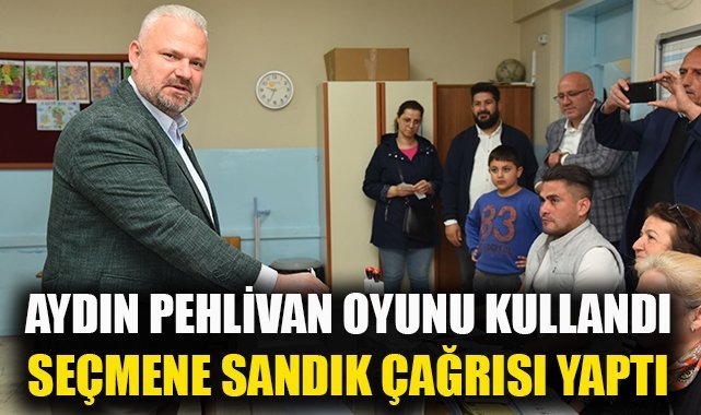 Aydın Pehlivan oyunu kullandı: Demokrasi çağrısı yaptı