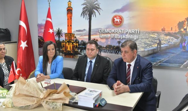 Başkan Tugay’dan Demokrat Partili rakibine nezaket ziyareti