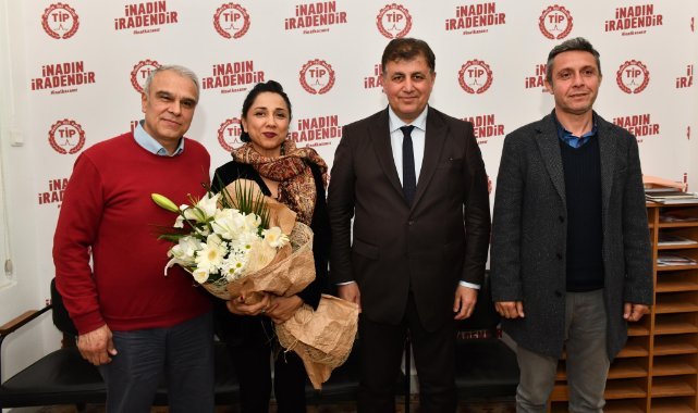Başkan Tugay, TİP İzmir İl Örgütünü ziyaret etti