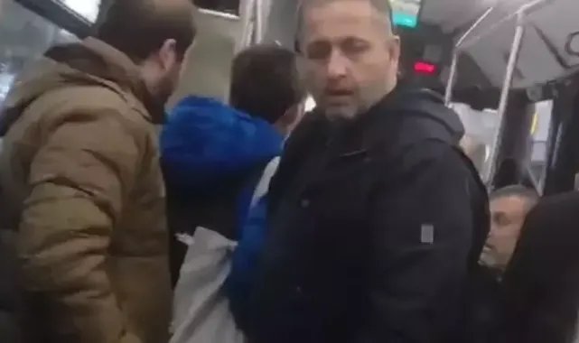 Bayrampaşa'da İETT otobüsünde "Kapıyı erken kapattın" tartışması