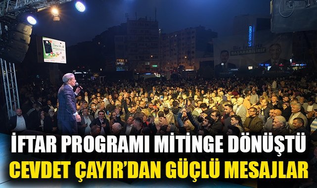 Cevdet Çayır: Güçlü bir geleceğe doğru, emin adımlarla ilerleyeceğiz