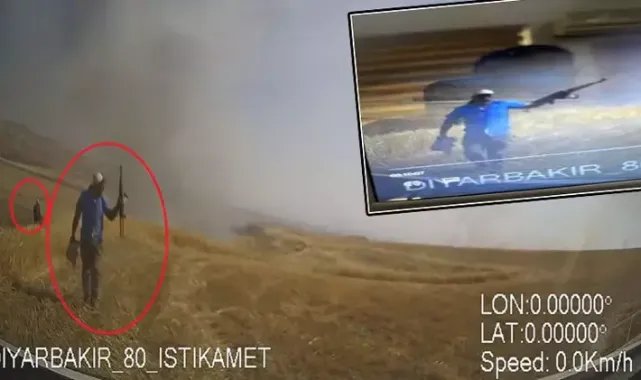 Diyarbakır’da 9 kişinin öldüğü arazi kavgasına giden ambulansın araç kamerasına dehşetin görüntüleri yansıdı