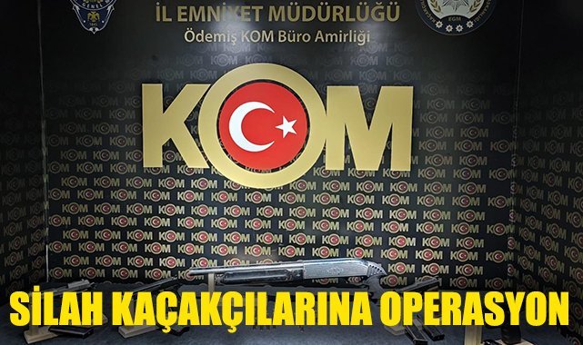 İzmir'de silah kaçakçılarına polisten operasyon: 3 gözaltı