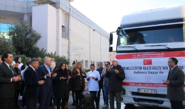 İzmir Eğitim Ailesinin Gazze’ye Yönelik Yardım Faaliyetleri Sürüyor