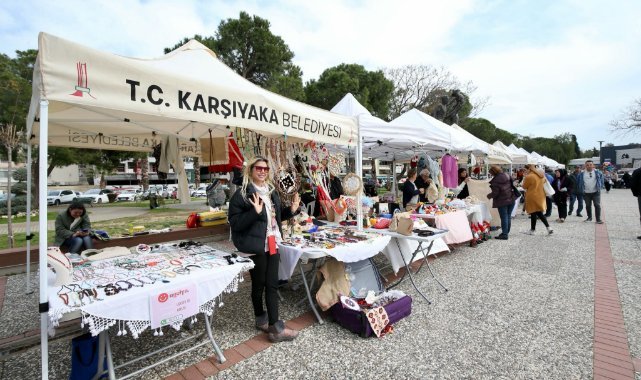 Karşıyaka’da 100 emekçi kadından 8 Mart pazarı