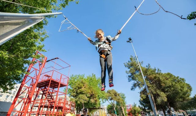 Karşıyaka Macera Parkı 3 ayda 5 bin kişiyi konuk etti
