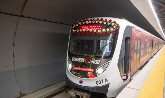 Narlıdere Metrosu'nda Kaymakamlık İstasyonu da açıldı