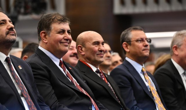 Özgür Özel,Tunç  Soyer, Cemil Tuğay ilk kez aynı karede