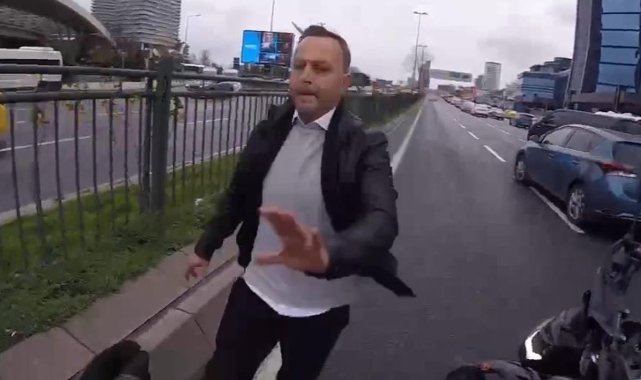 Şişli’de sürücülerin korna kavgası