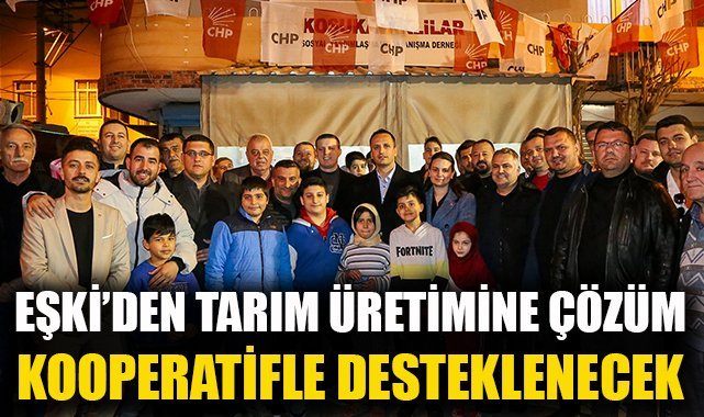 Tarım üretimi kooperatifle desteklenecek