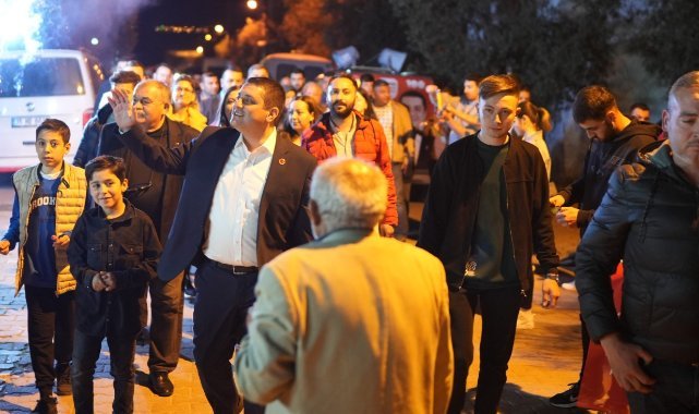 Torbalı’nın kırsal mahallelerinden Demir’e sevgi seli