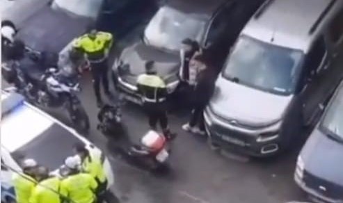 Uygulama yapan polis memuruna çarpan sürücü tutuklandı