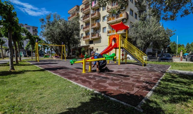 Bucanın parklarında yaza hazırlık