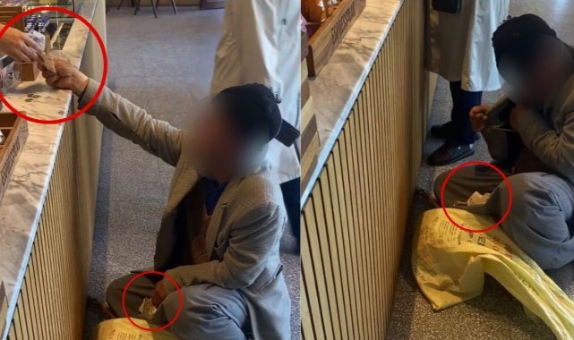 Diyarbakır’da kafede hasılatını tüm yapan dilenci